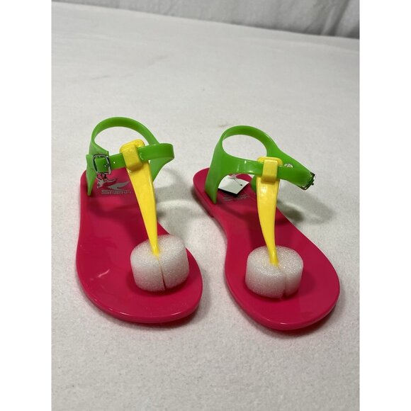 Shiekh Other - Girls Jelly Sandals Size 12 Shiekh IAN-IIS Pink Yellow Green New in Box